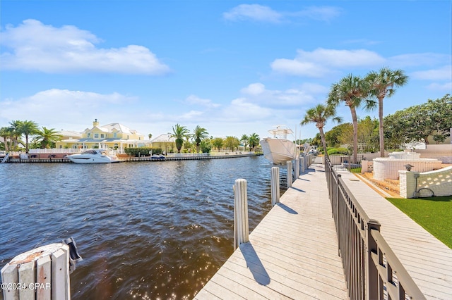 443 Wahoo Rd, Panama City Beach, FL 32408 - dock area featuring a water view