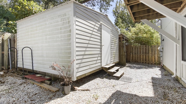 view of outbuilding