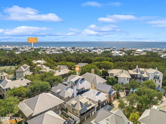 198 E Water St, Inlet Beach, FL 32461 - aerial perspective of suburban area with a large body of water