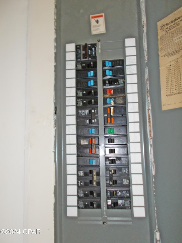 7949 Old Spanish Trl, Sneads, FL 32460 - utility room with electric panel