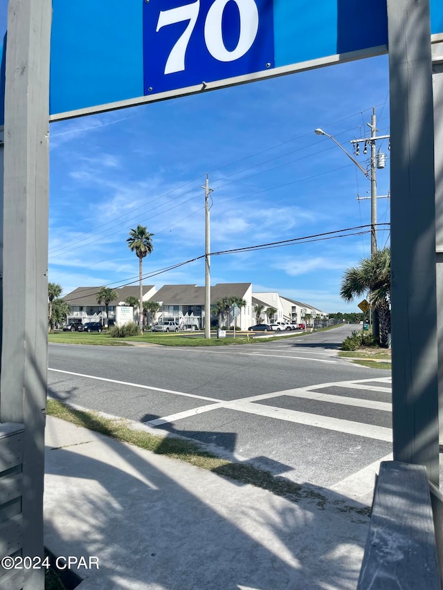 view of road