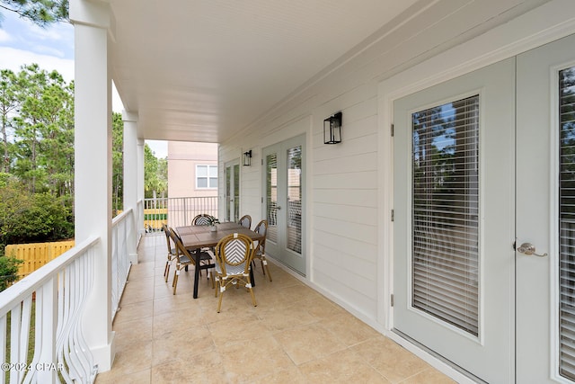 view of patio