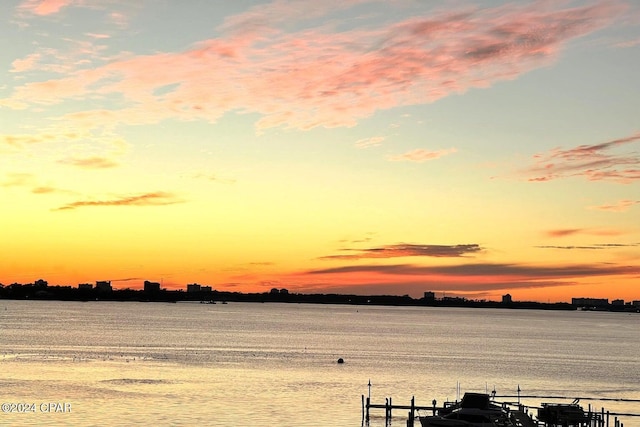 3001 W 10th St Unit 405, Panama City, FL 32401 - water view with a dock