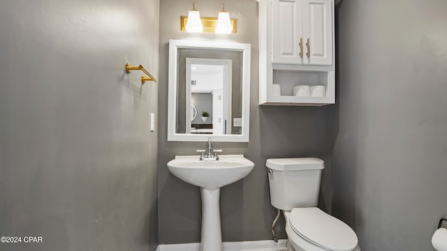 bathroom with toilet