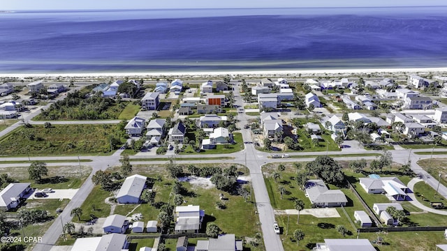 202 3rd St, Mexico Beach, FL 32456 - aerial view of property's location with waterfront with a beach and nearby suburban area