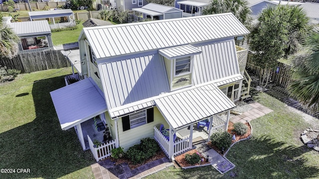 202 3rd St, Mexico Beach, FL 32456 - view from above of property