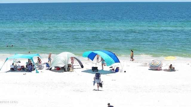 water view featuring a view of the beach