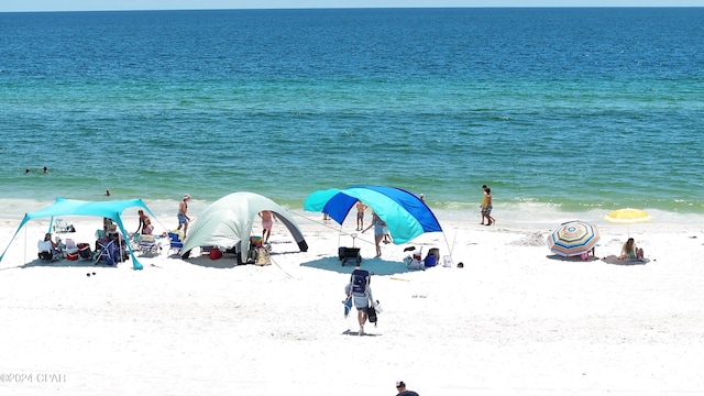 202 3rd St, Mexico Beach, FL 32456 - water view featuring local beach