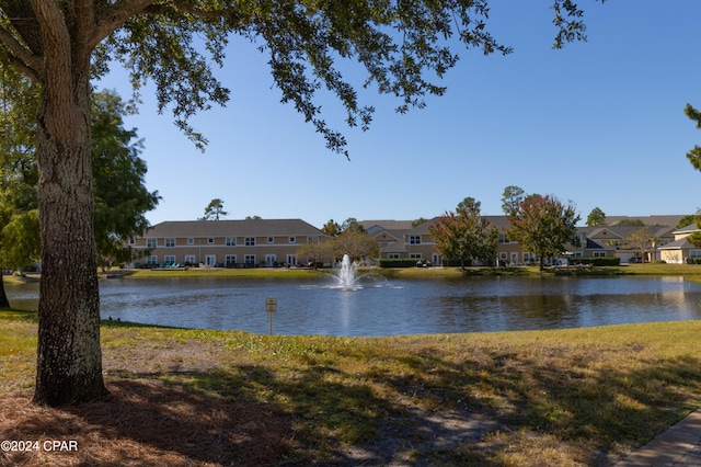 view of water feature