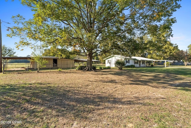 view of yard