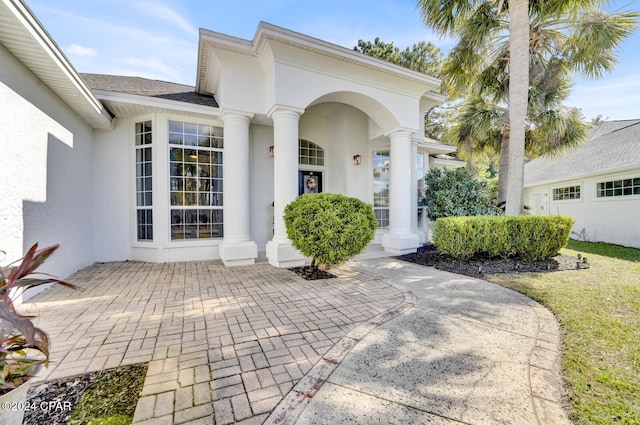 view of entrance to property