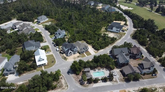 birds eye view of property featuring a residential view