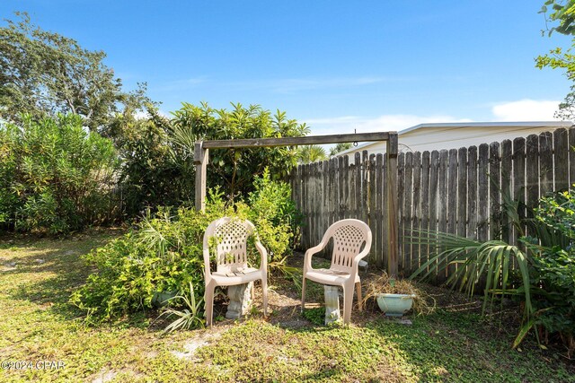 view of patio / terrace with a deck