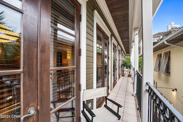 dining room with wooden walls