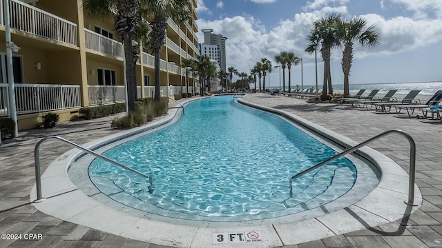 view of pool