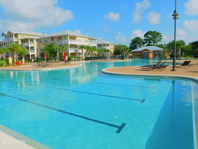 view of pool