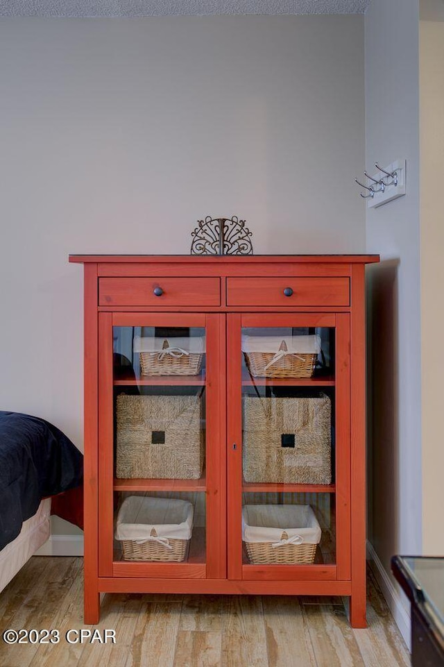 interior details featuring wood finished floors