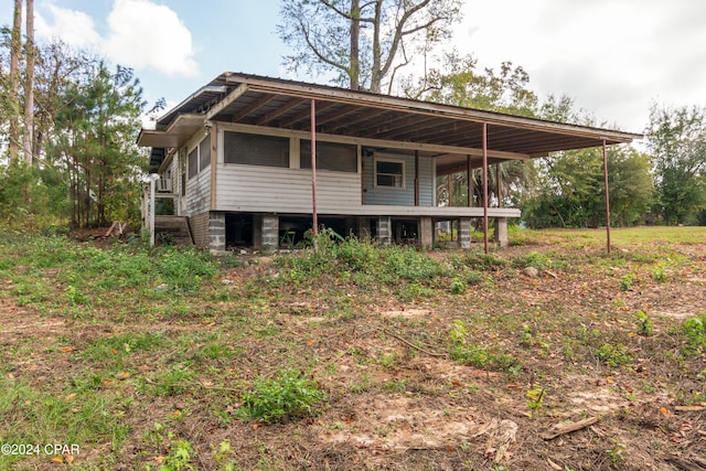 view of rear view of property