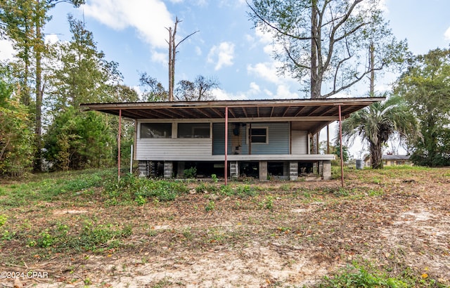 view of back of property