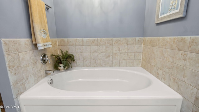 bathroom with a bathing tub