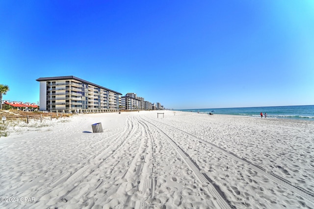 water view with a beach view