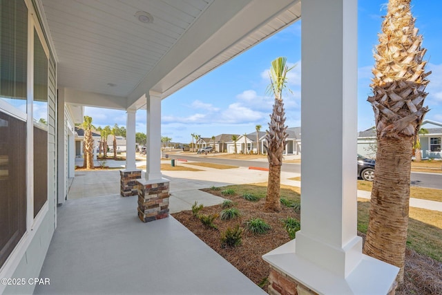 view of patio / terrace featuring covered porch