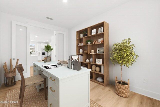 entryway featuring hardwood / wood-style floors