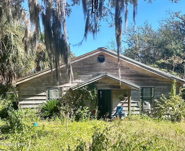 view of rear view of house