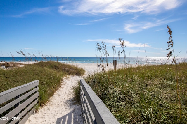 water view featuring a view of the beach