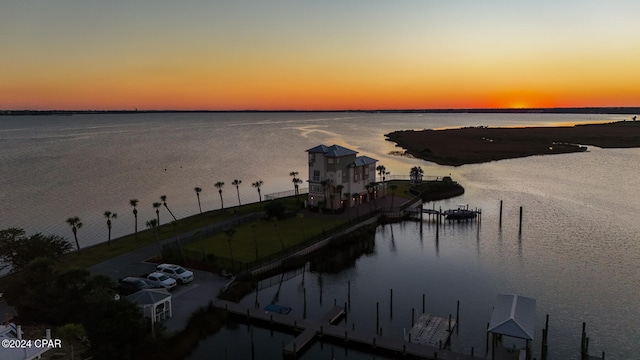 property view of water