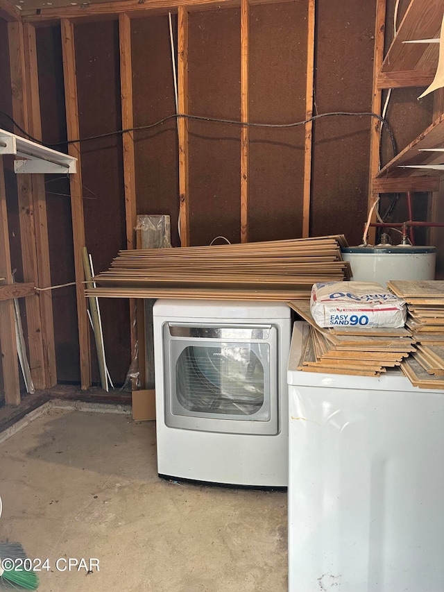 laundry area with washer and clothes dryer