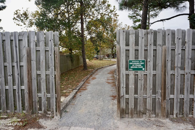 view of gate