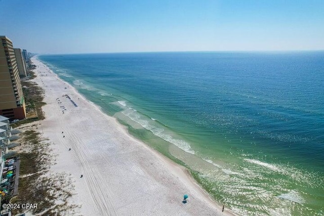 water view with a beach view