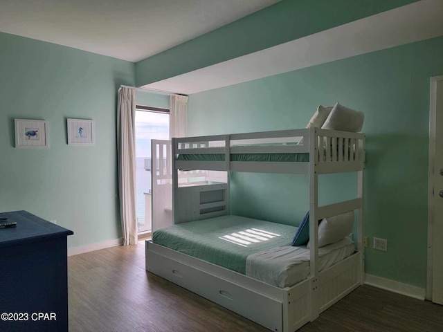 15100 Front Beach Rd Unit 1604, Panama City Beach, FL 32413 - bedroom featuring wood finished floors and baseboards