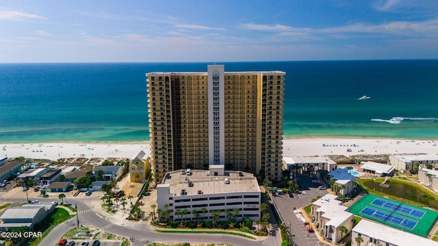 8715 Surf Dr Unit 1402B, Panama City, FL 32408 - aerial view of extended coastline