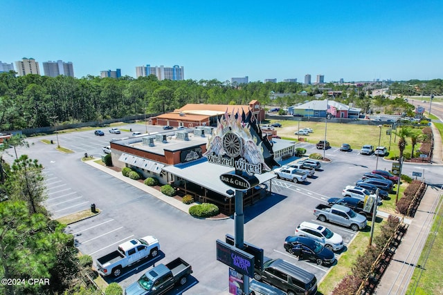 8715 Surf Dr Unit 1402B, Panama City, FL 32408 - drone / aerial view of city skyline