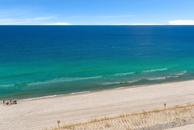 water view featuring a view of the beach