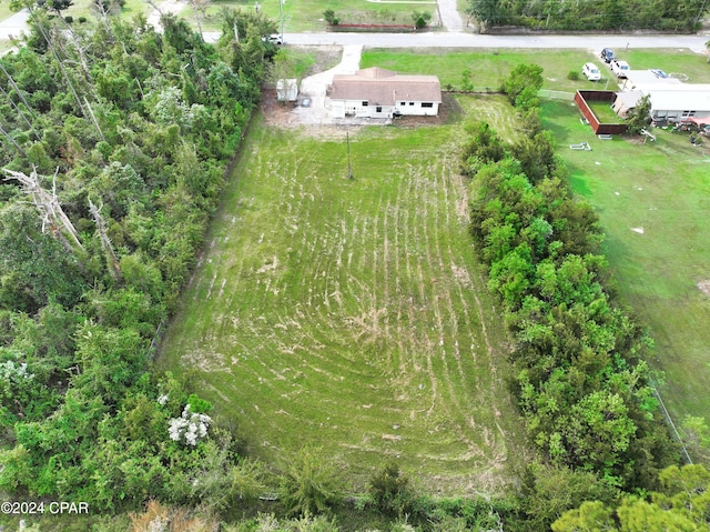 bird's eye view featuring a rural view