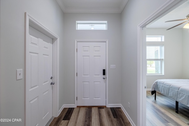 bathroom featuring toilet, a shower with curtain, vanity, and hardwood / wood-style floors