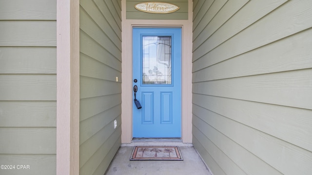 view of property entrance