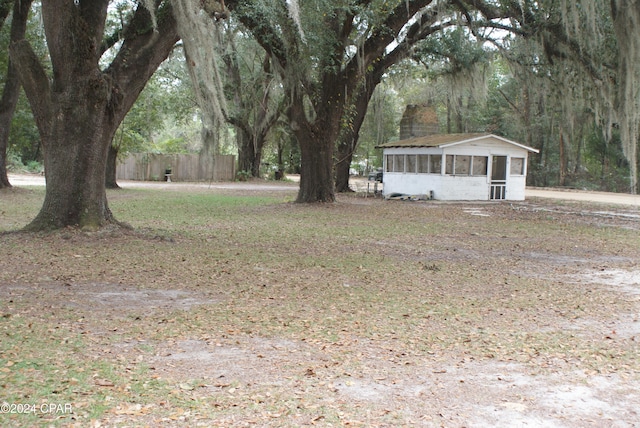 view of yard