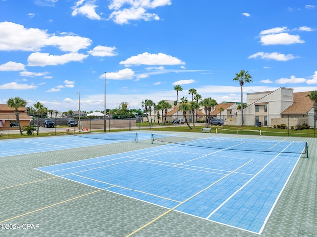 view of sport court