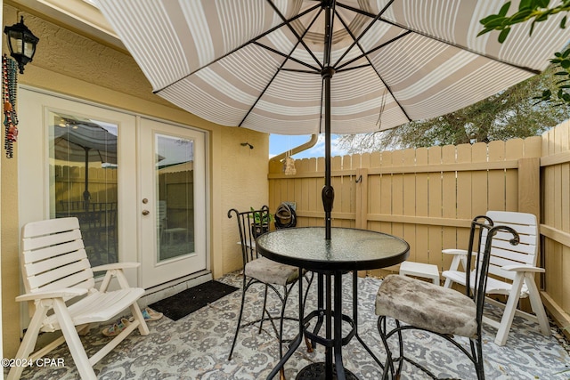 view of patio