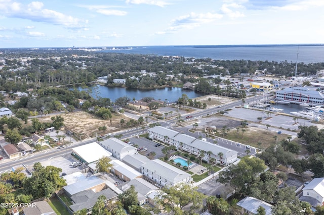 1301 Beck Ave Unit 16, Panama City, FL 32401 - drone / aerial view with a water view