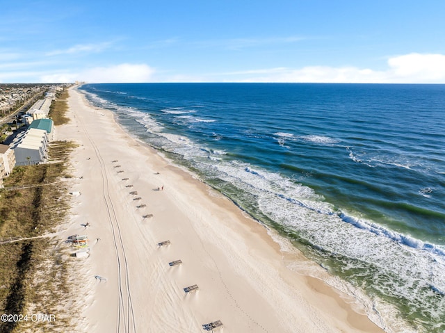 water view featuring a view of the beach