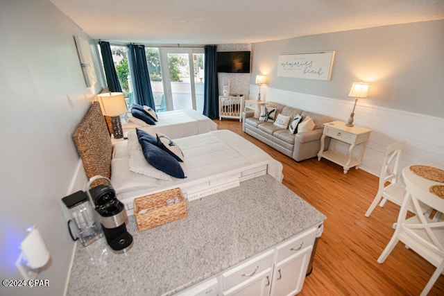 interior space featuring light hardwood / wood-style flooring