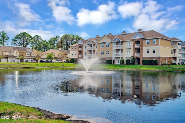 property view of water