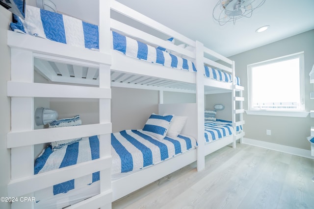 111 31st St Unit A & B, Mexico Beach, FL 32456 - bedroom featuring hardwood / wood-style floors