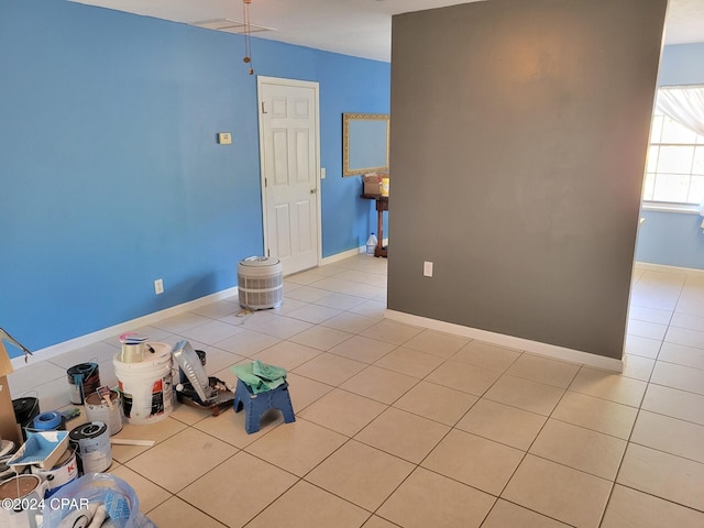 view of tiled empty room