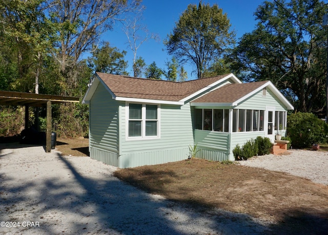 view of front of house